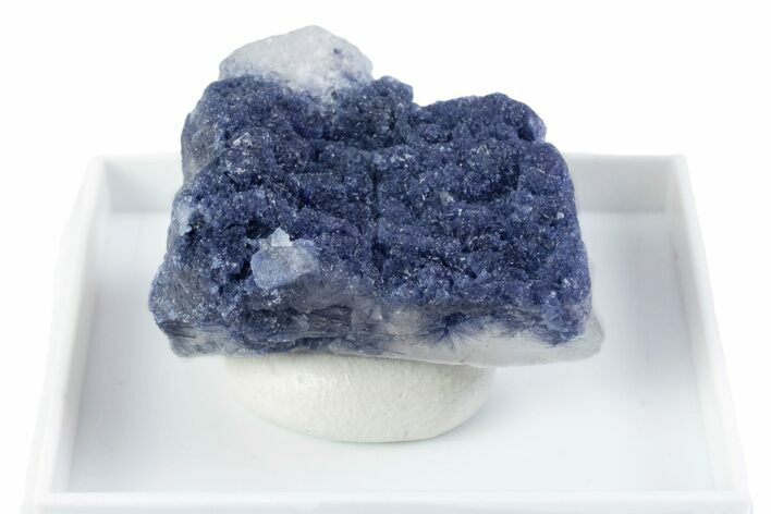Brilliant Blue Dumortierite with Milky Quartz - Brazil #380118